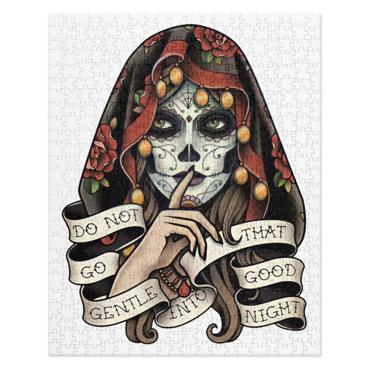 La Catrina Do Not Go Gentle into That Good Night Jigsaw puzzle