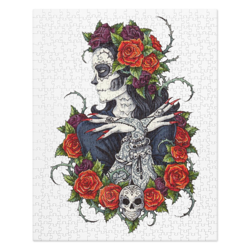 La Catrina Roses Jigsaw puzzle