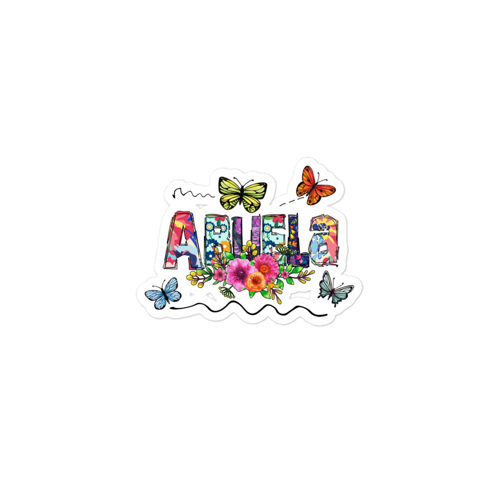 Abuela Butterflies Sticker