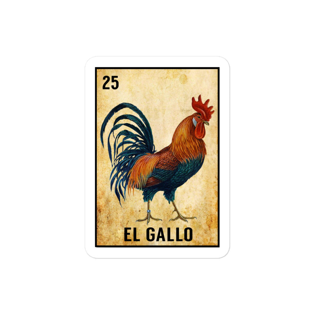El Gallo Bubble-free Sticker