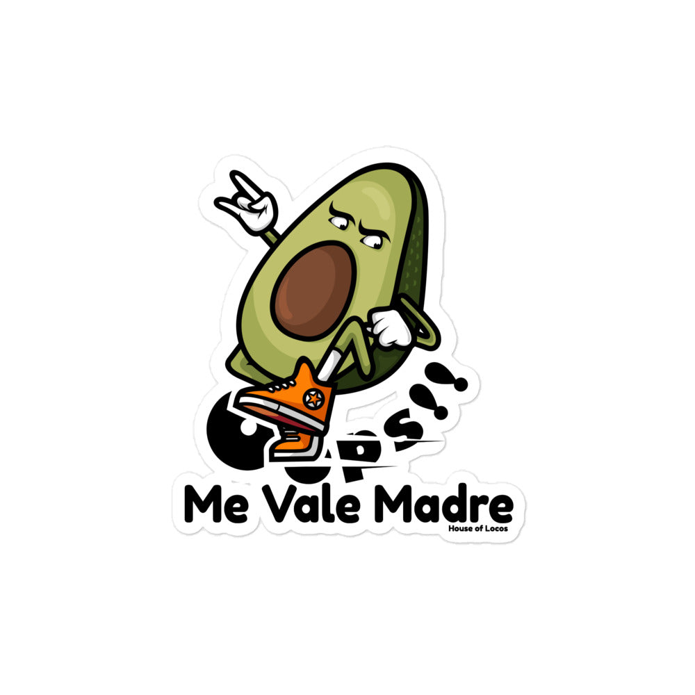 Oops Me Vale Madre Bubble-free stickers
