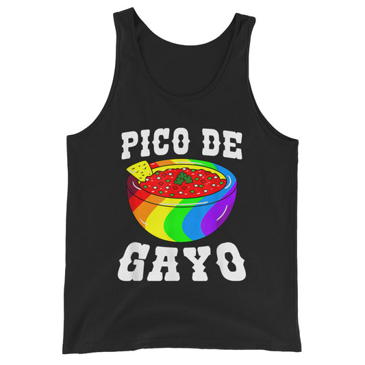 Pico De Gayo Lation Gay Unisex Tank Top