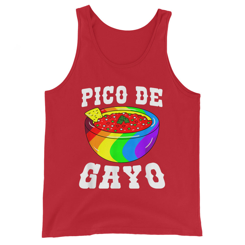 Pico De Gayo Lation Gay Unisex Tank Top