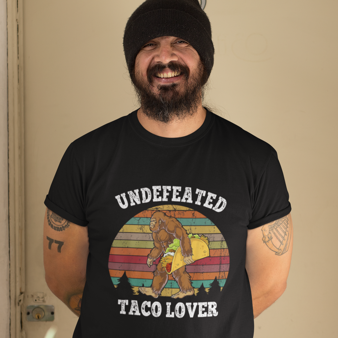 El Squatcho Undefeated Taco Lover T-Shirt