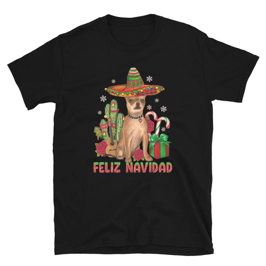 Chihuahua Feliz Navidad Ugly Christmas T-Shirt