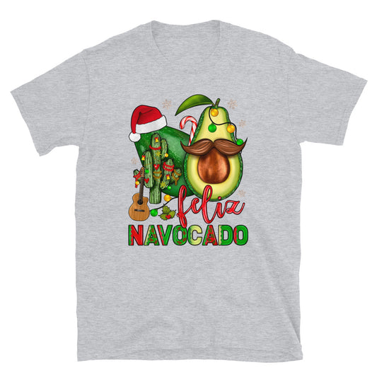 Feliz Navocado Ugly Christmas T-Shirt