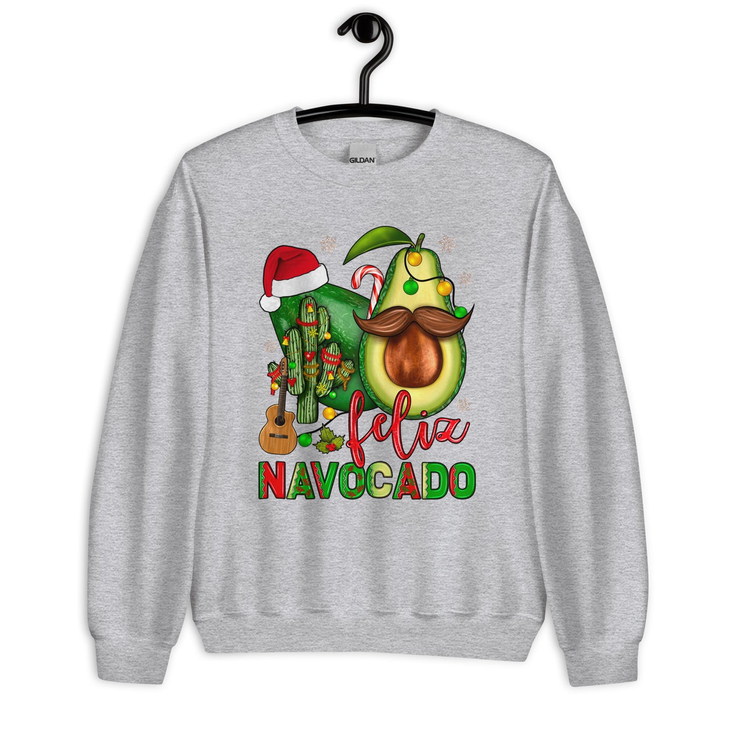 Feliz Navocado Ugly Christmas Sweatshirt