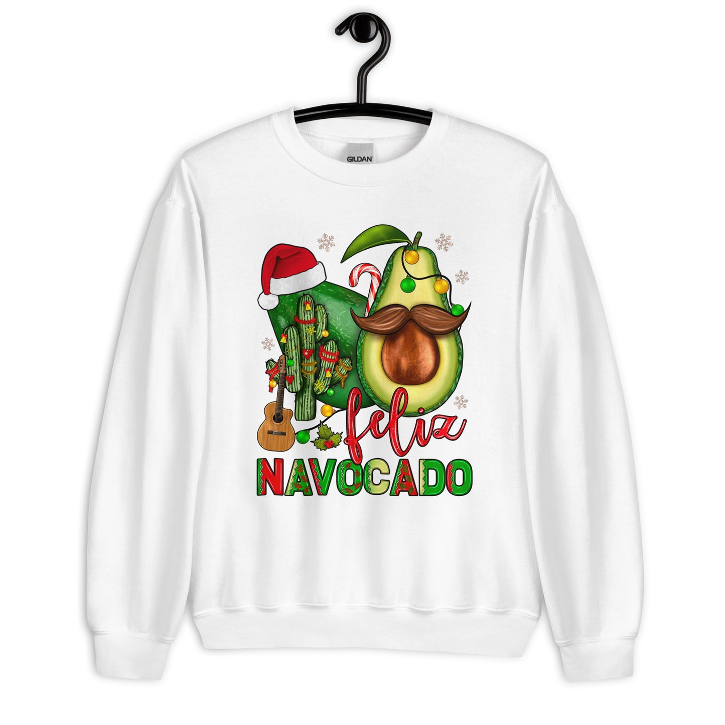 Feliz Navocado Ugly Christmas Sweatshirt