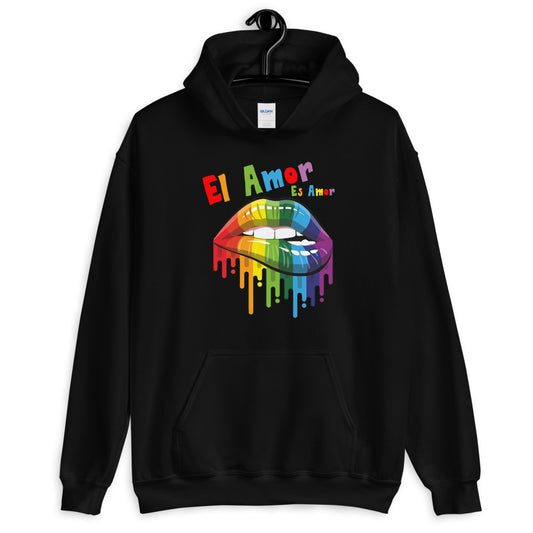 El Amor Es Amor - Love is Love - LGBTQ Pride Hoodie