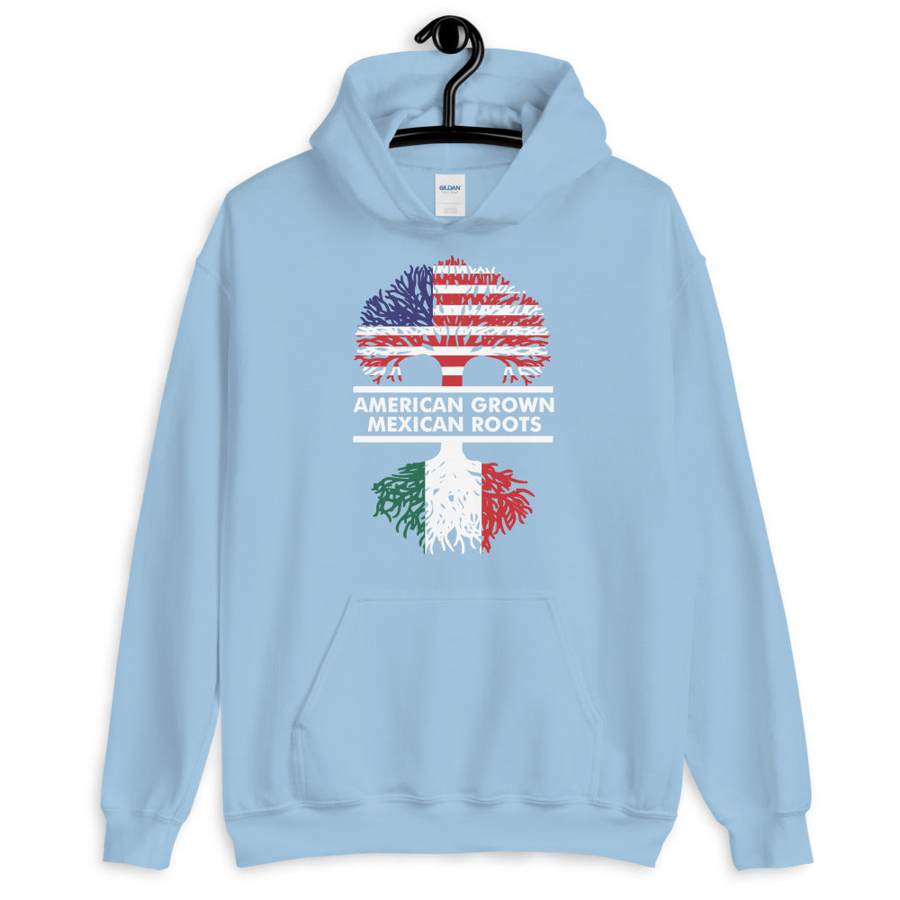 American Grown Mexican Roots Unisex Hoodie