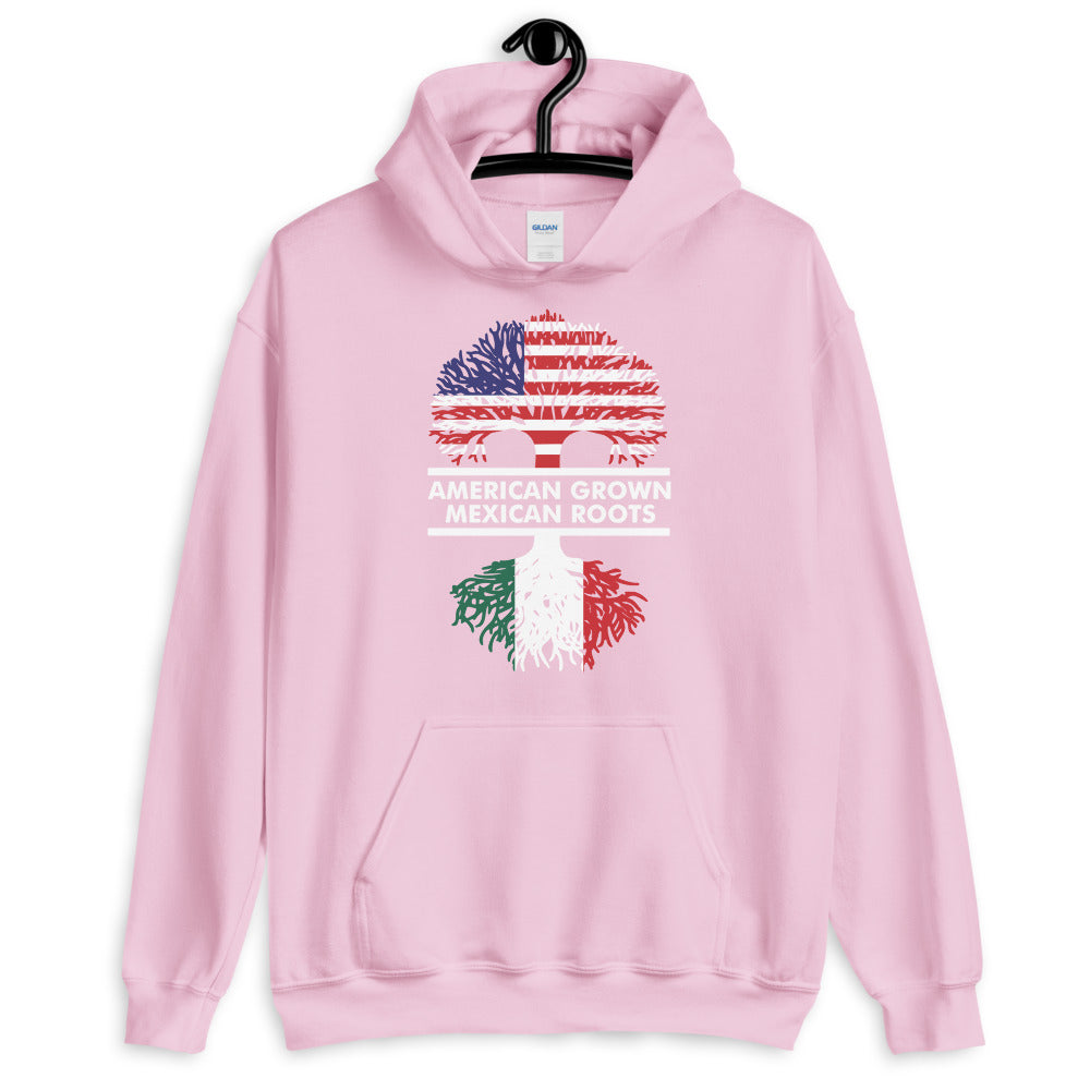 American Grown Mexican Roots Unisex Hoodie