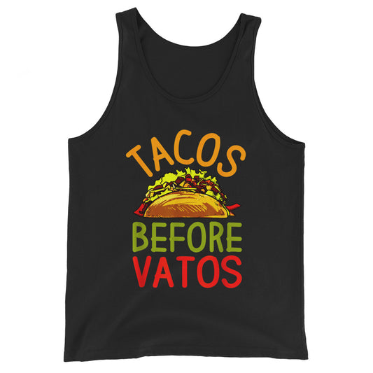 Tacos Before Vatos Unisex Tank Top