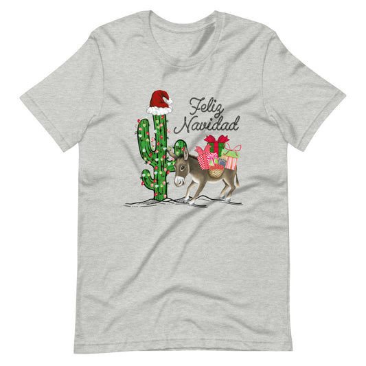 Christmas Burro Feliz Navidad Unisex T-Shirt