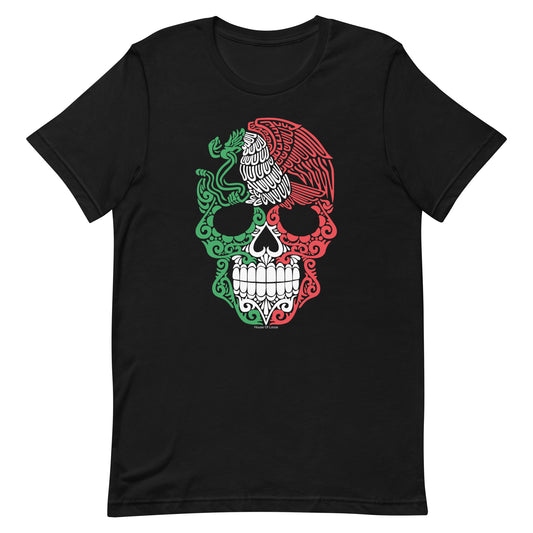 Calavera Mexicana con Aguila T-Shirt Premium Quality