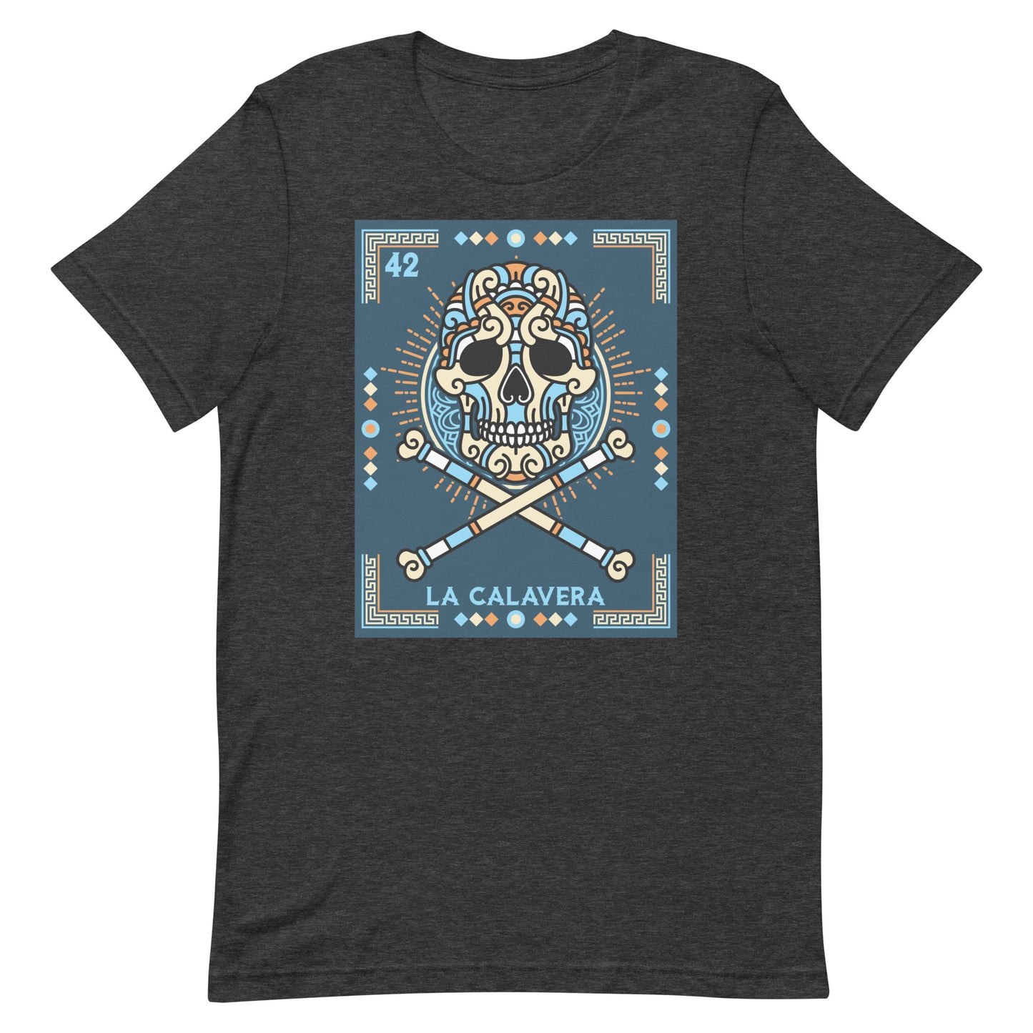 La Calavera Mexican Loteria T-Shirt - Premium