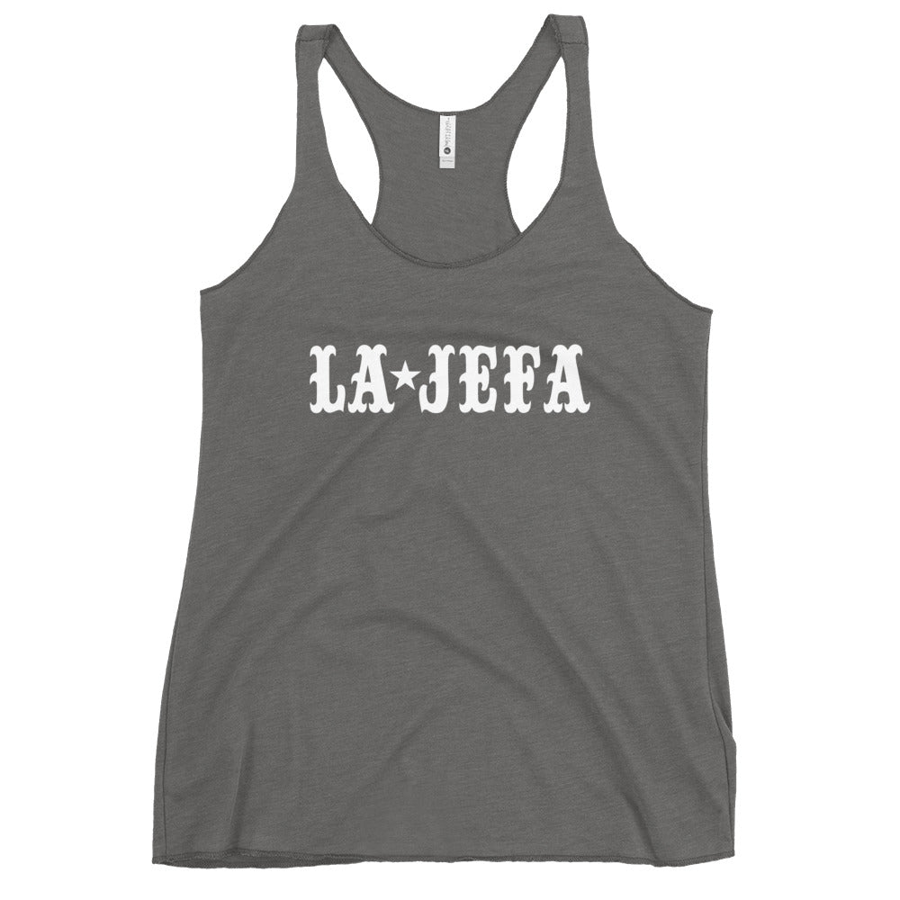 La Jefa Women's Racerback Tank Top