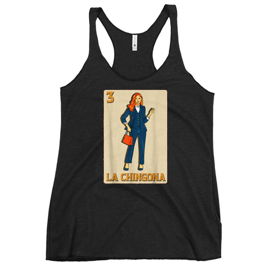 La Chingona Loteria Racerback Tank